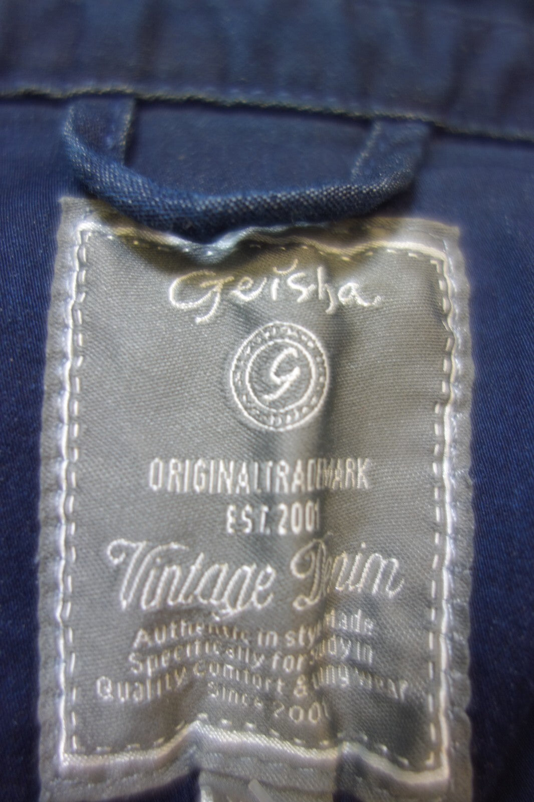 EK3501 Damen Jeanskleid von Geisha, dunkelblau, Gr. XS5
