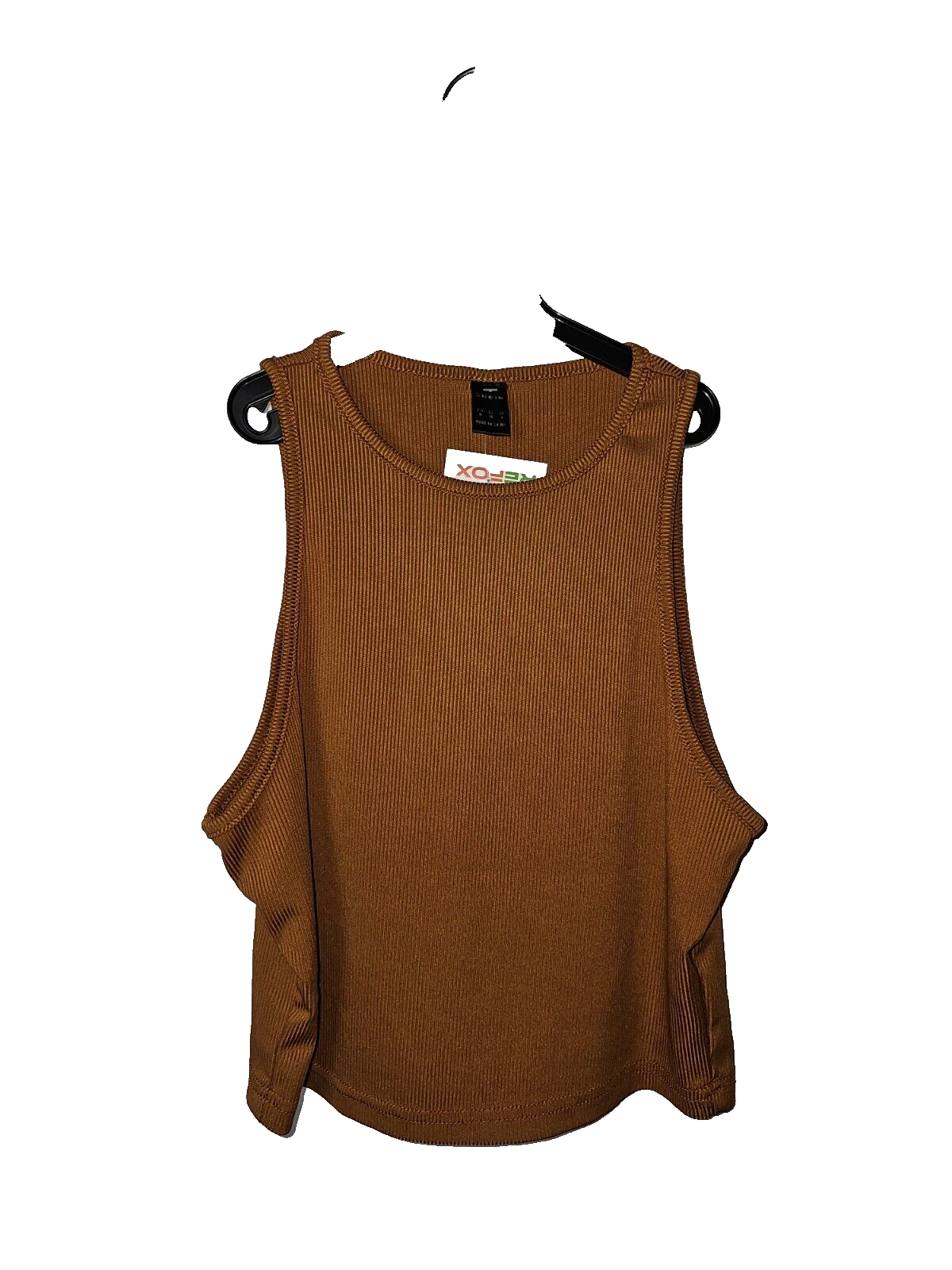 EK1303 Damen Crop Top von Shein, Braun, Gr.360