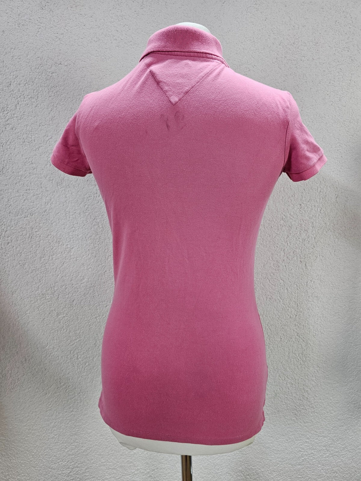 EK4733 Damen Poloshirt von Hilfiger DENIM, Rosa, Gr.:s3