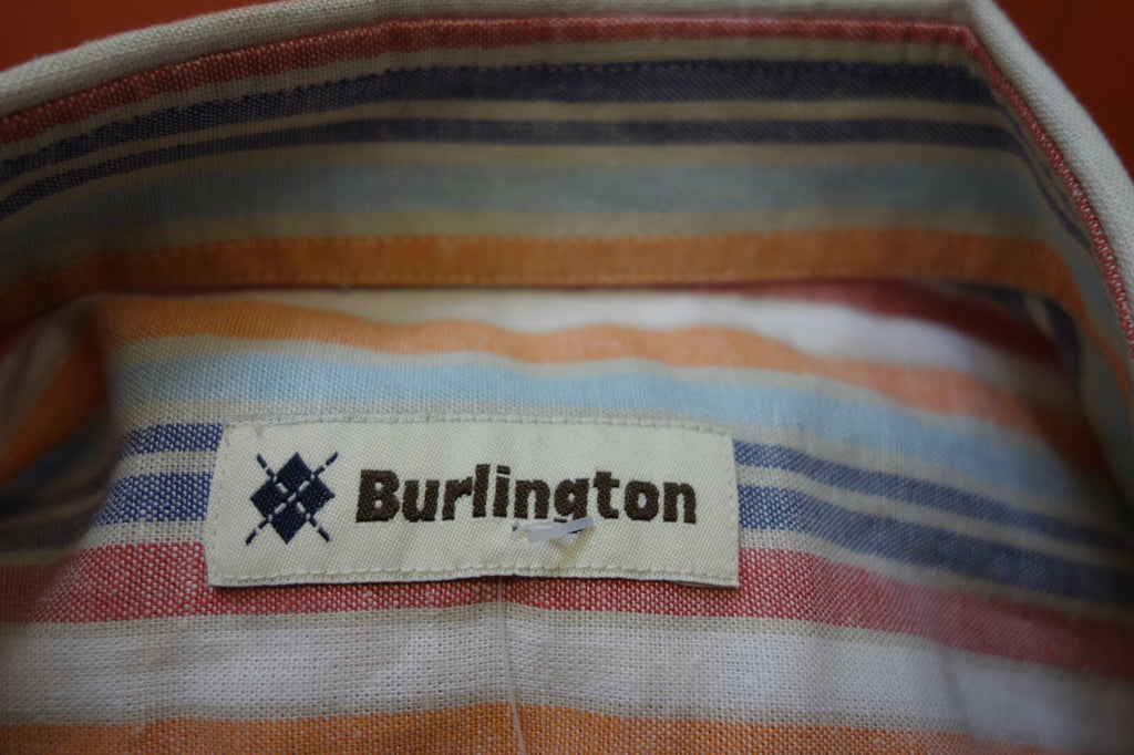 EK0246 Herren Hemd von Burlington, gestreift, L5