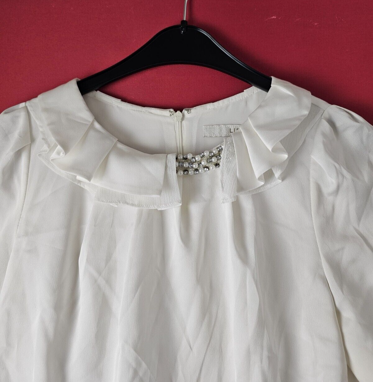 EK6542 Damen Kleid von List in New York, weiß-blau, Gr.362