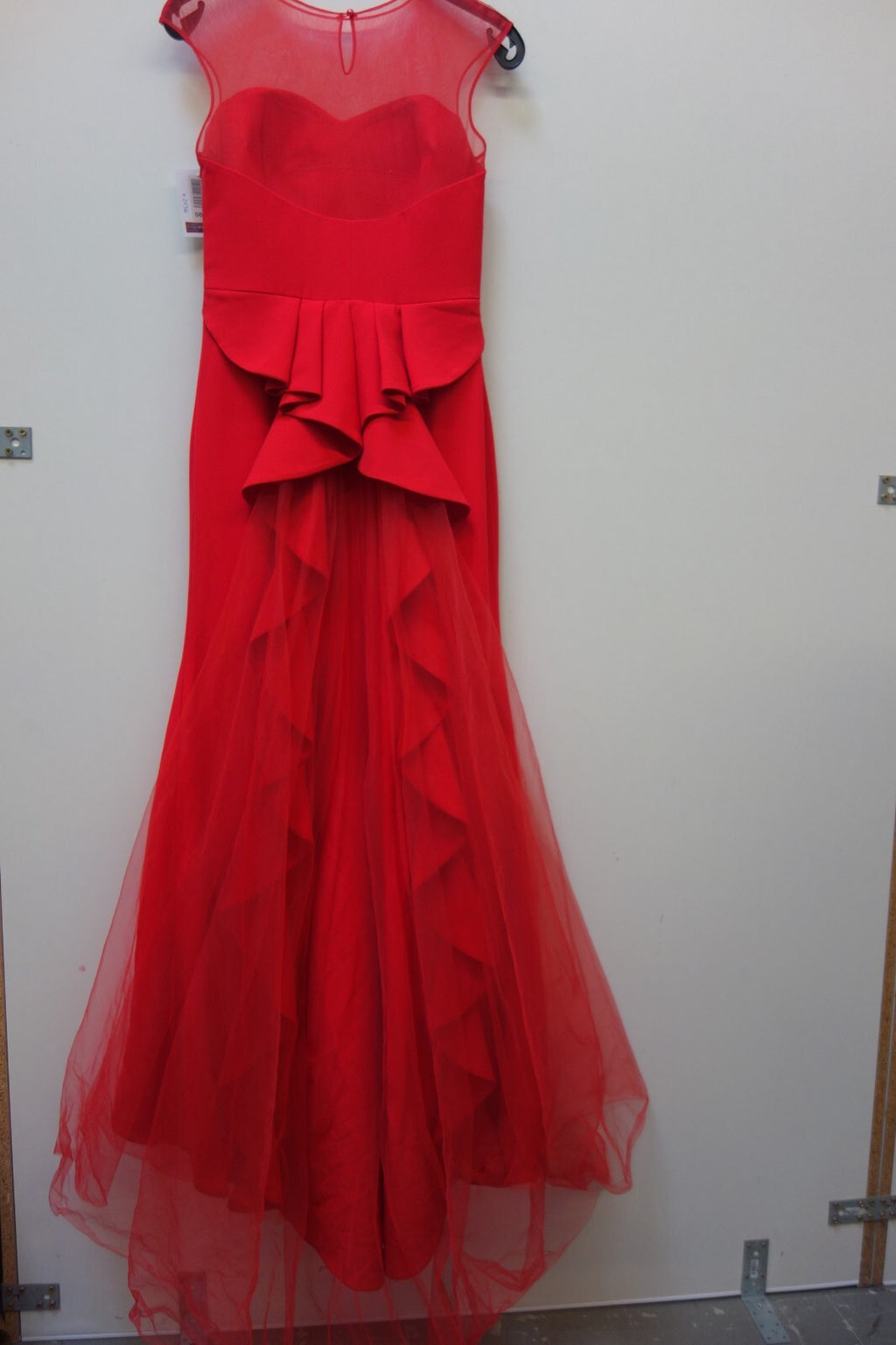 EK2332 Damen Kleid von Dayi Butik, Gr. 40 rot3