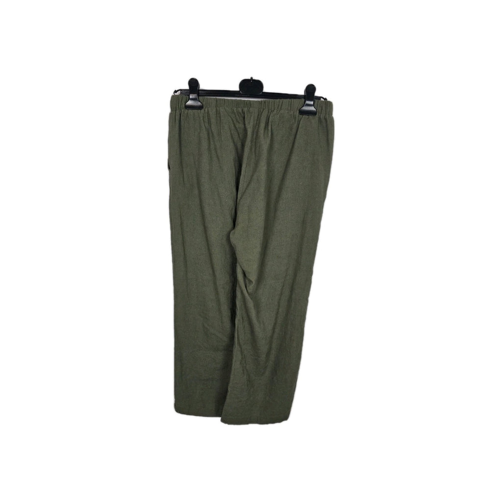 EK11122 Damen Hose Gr.XL Oliv Grün Hosenbund 39cm1