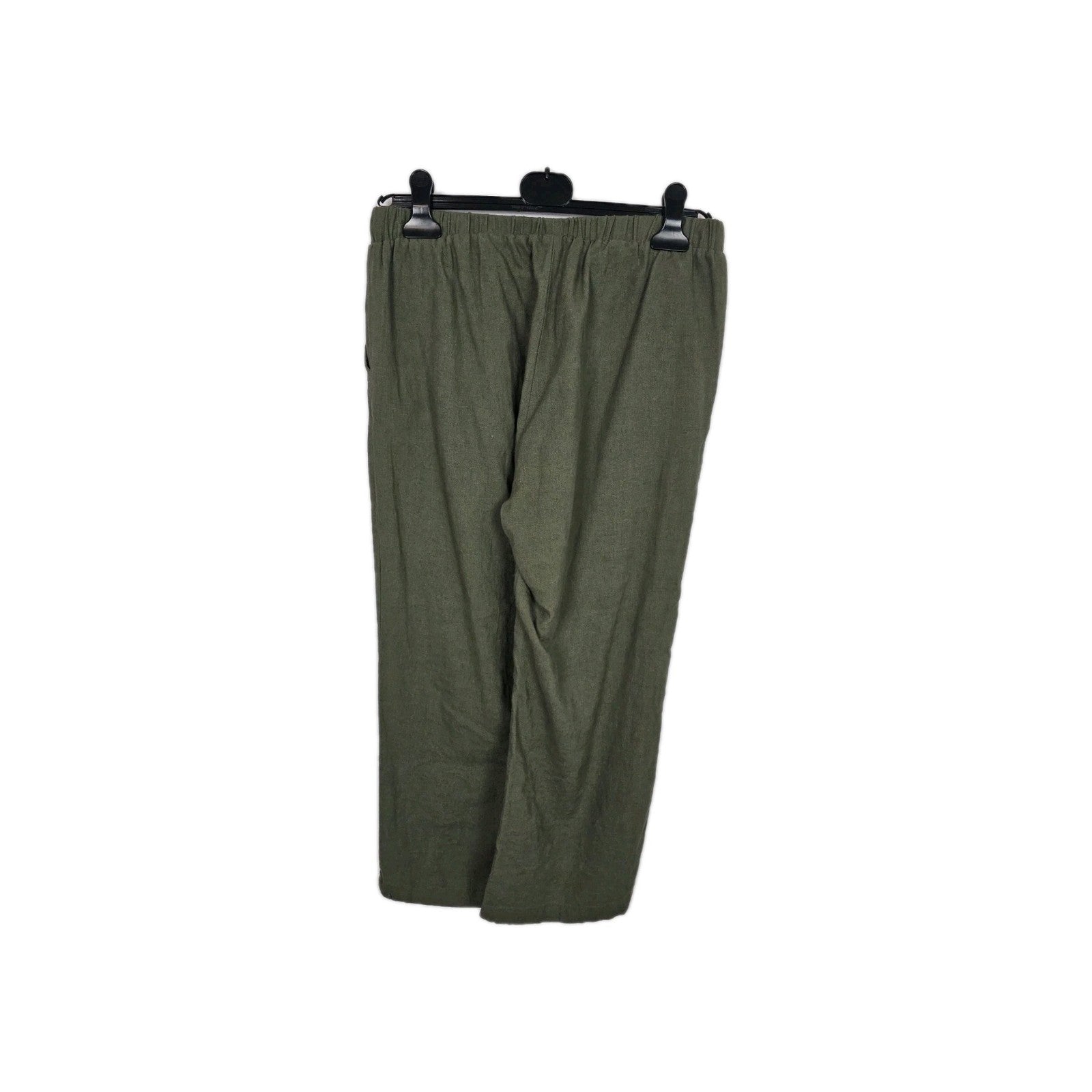 EK11122 Damen Hose Gr.XL Oliv Grün Hosenbund 39cm1