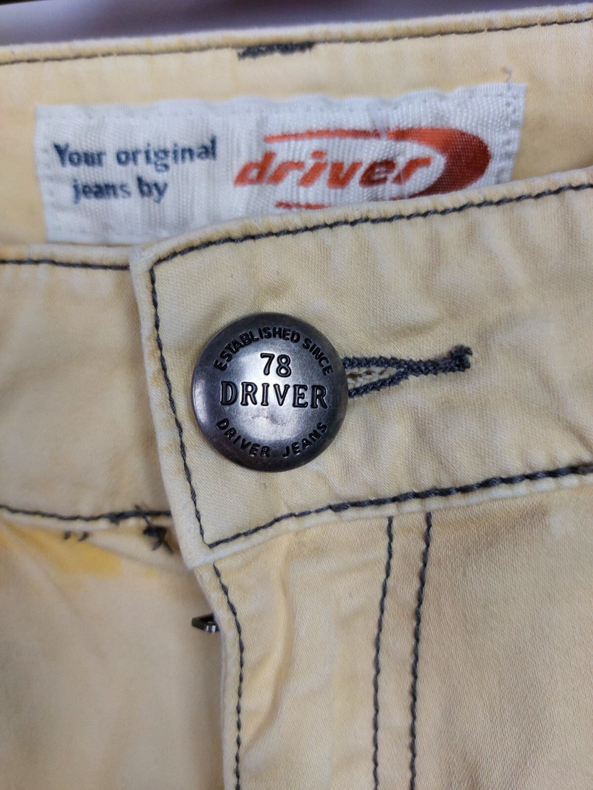 EK3907 Herren Hose von driver, blassgelb, Gr. 334