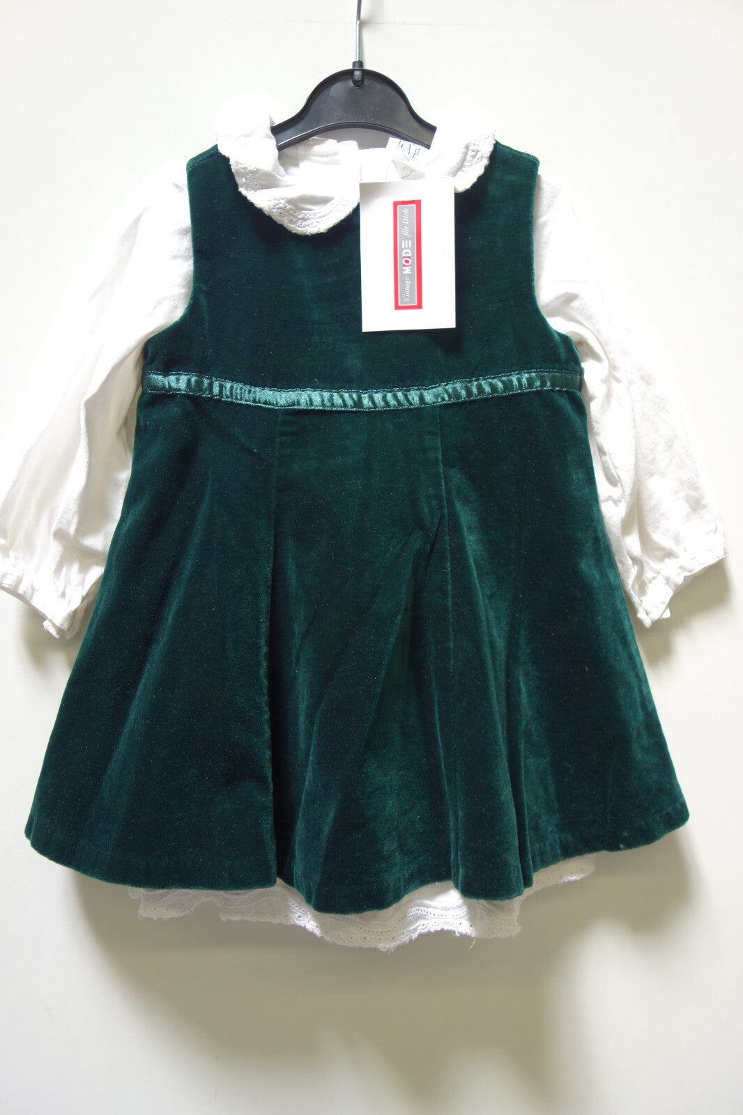 EK0578 Mädchen Kleid von GAP, grün, Gr. 12 - 18 M0