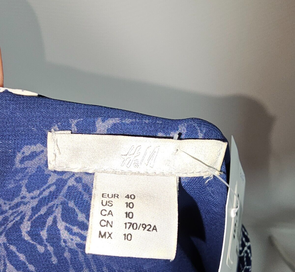 EK6456 Damen Kleid von H&M, blau, Gr.405