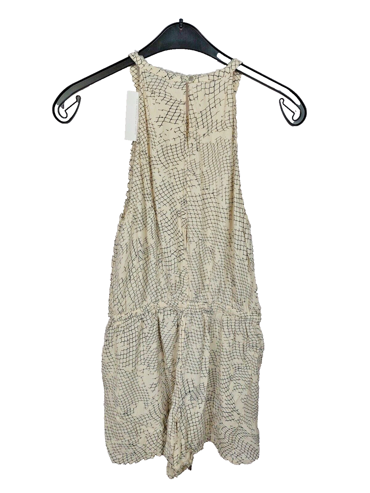 EK3275 Damen Jumpsuit von Calvin Klein, beige/schwarz, gr. S4