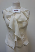 EK3672 Damen Bluse von C&A, cremeweiß, Gr. 360