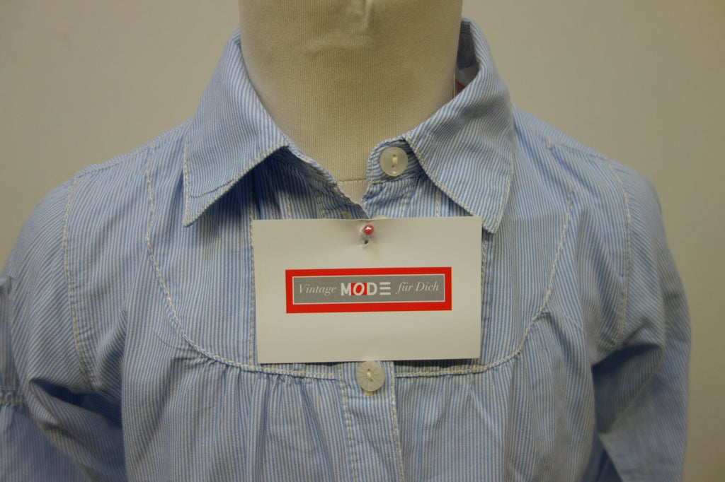 EK0748 Jungen Hemd von s.Oliver, blau-weiß gestreift, Gr. 104/1101