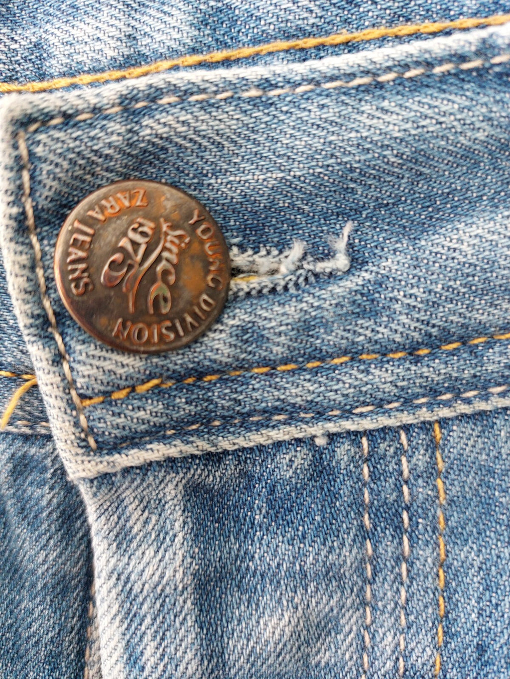 EK2918 Herren Jeans von Zara, blau, Gr.442