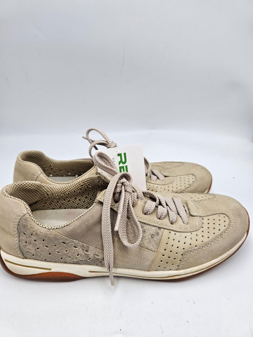 ES0629 Damen Sneaker von Rieker, beige, Gr. 397