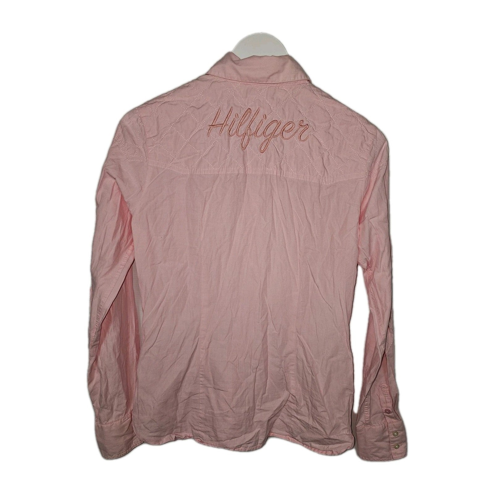 EK11057 Damen Bluse von Tommy Hilfiger, rosa, Gr.6 (36)4