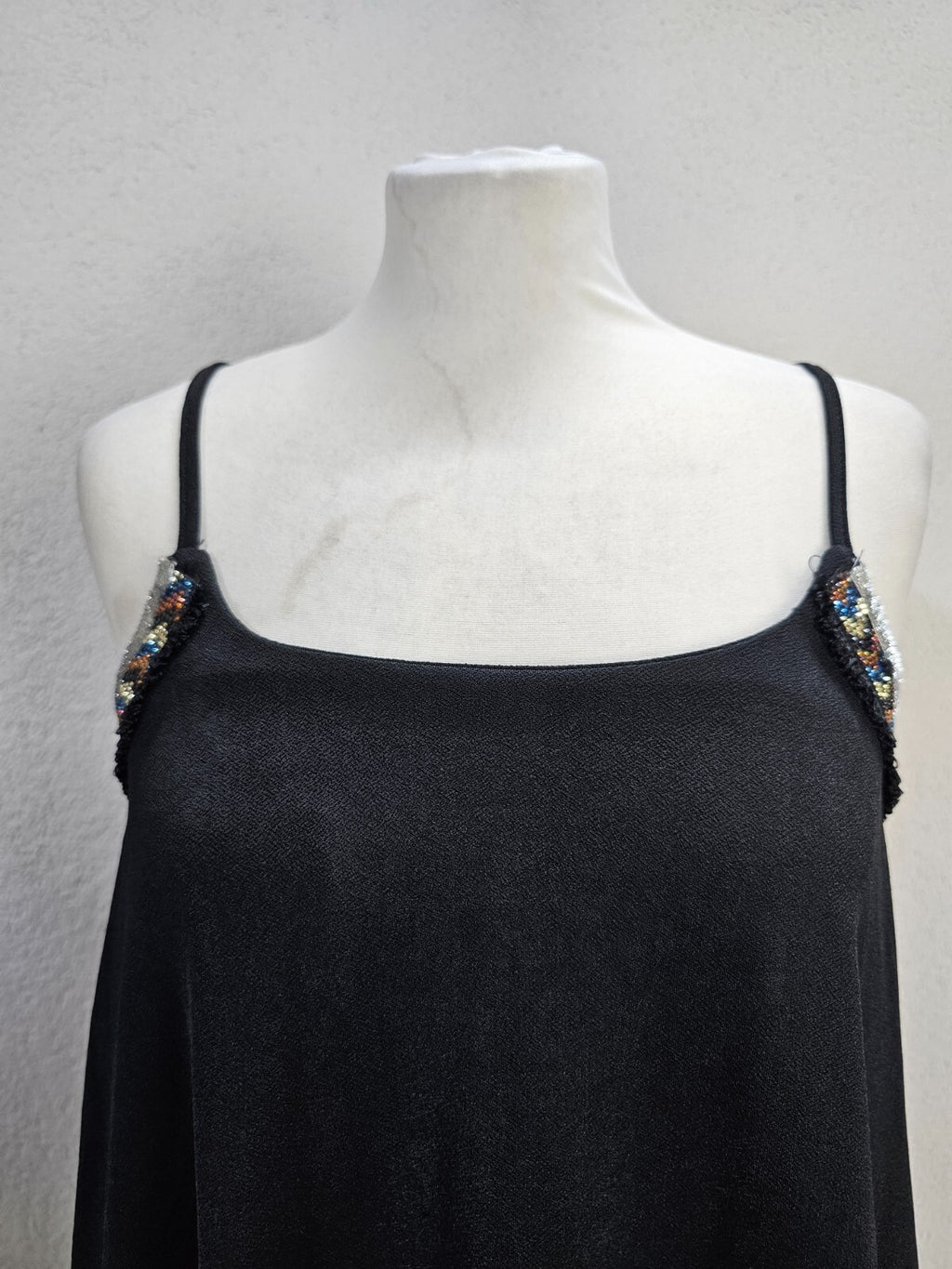 EK5790 Damen Kleid von Gold & Silber, schwarz, Gr.M1