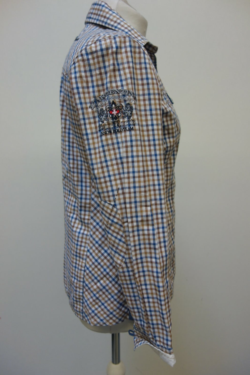 EK0210 Damen Bluse von L´Argentina, kariert, Gr. 383