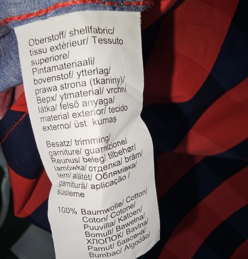 EK7552 Herren Hemd von Bonprix, rot-blau, Gr.43/446