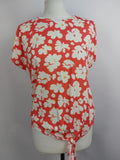 EK0819 Damen T-Shirt von Reken Maar, rot-weiß, Gr.S0