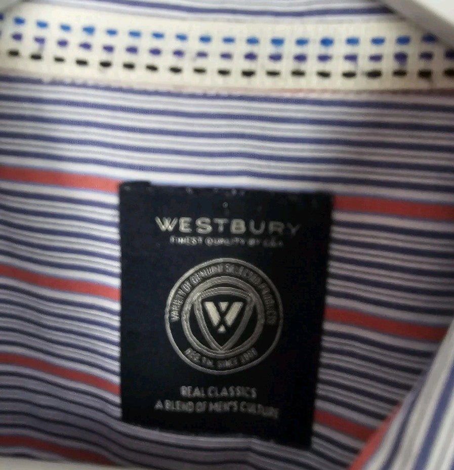 EK9130 Herren Hemd von Westbury, blau-rot-weiß, Gr.L (Größentabelle)2