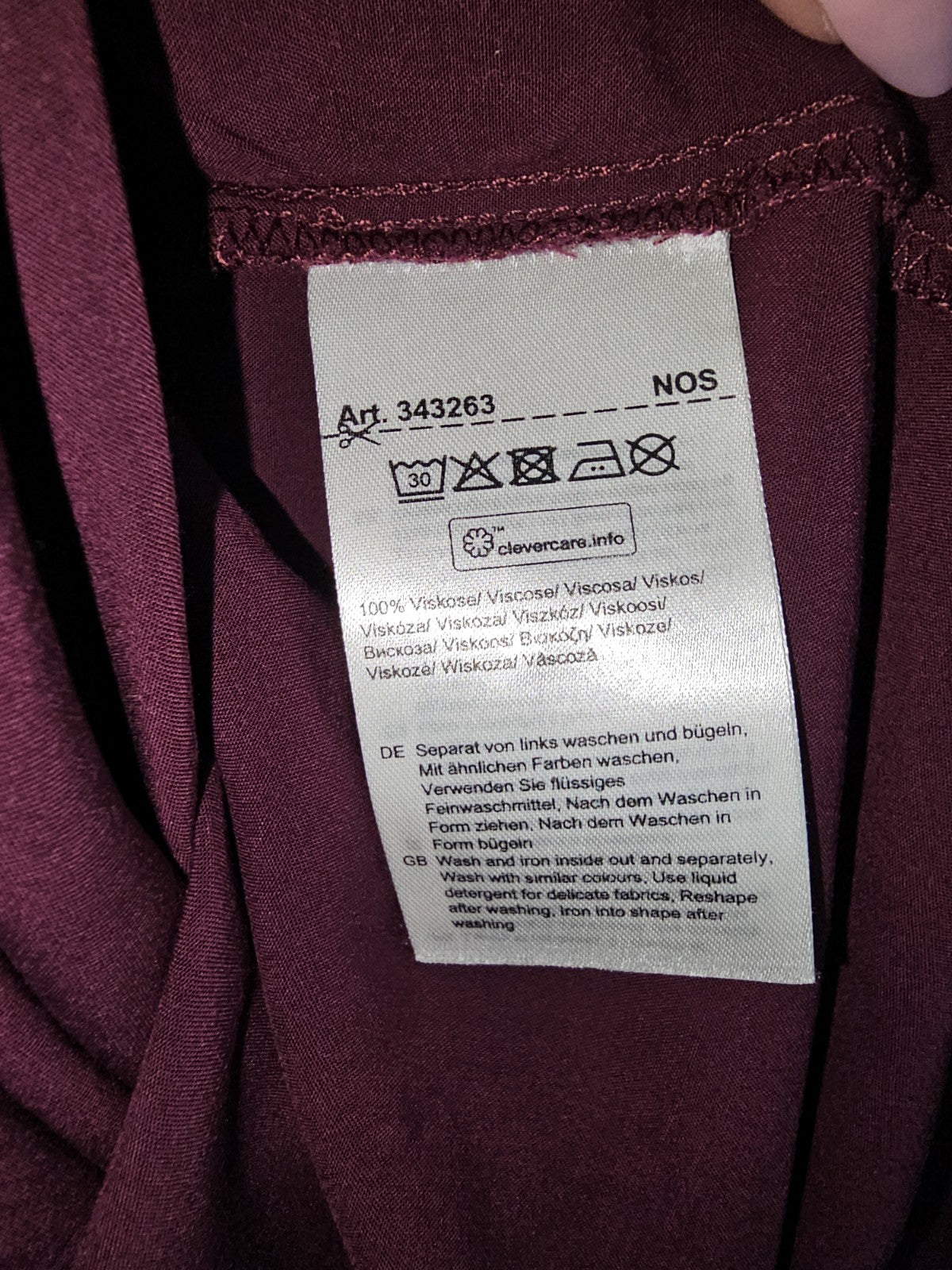 EK10000 Damen Bluse von Cecil, Weinrot, Gr. L4
