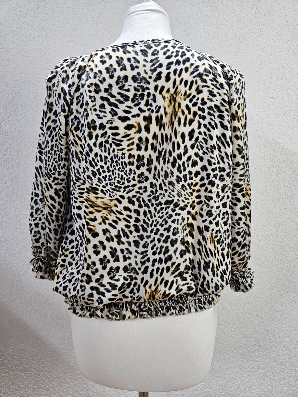 EK5779 Damen Bluse im leolook, Gr. S4