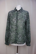 EK3934 Damen Bluse von Vila, grün-schwarz, Gr.M (nach Größentabelle)0