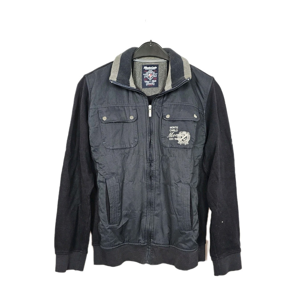 EK11024 Herren Strickjacke von Monte Carlo, Blau, Gr. M0