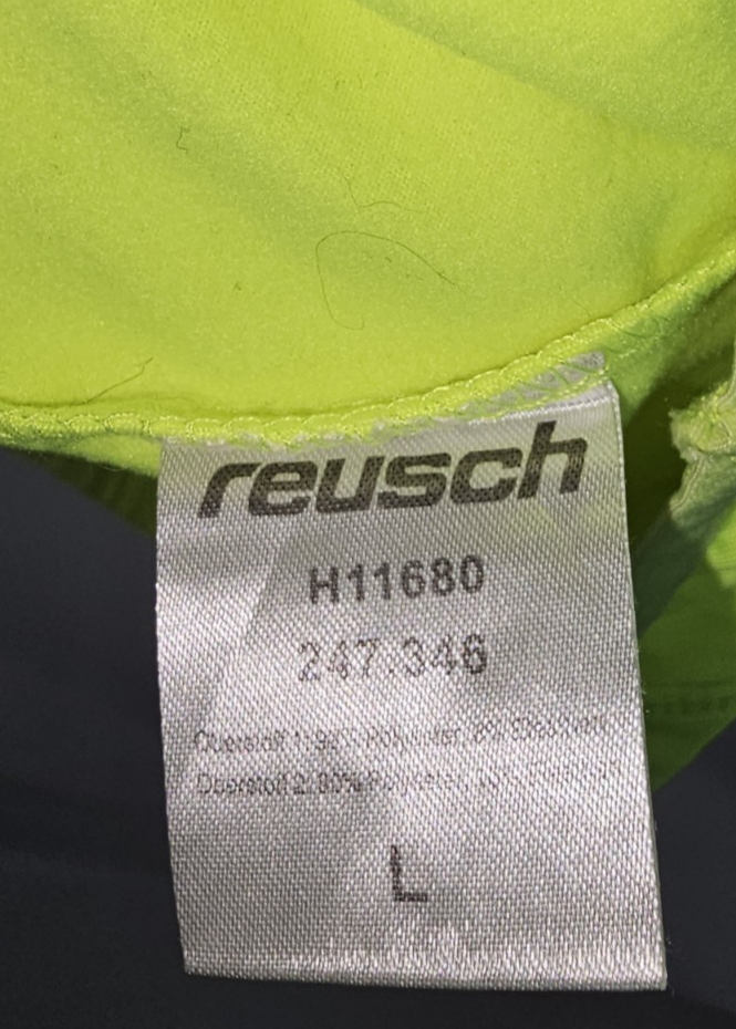 EK7607 Herren Langarmshirt von Reusch, neongelb, Gr.L3