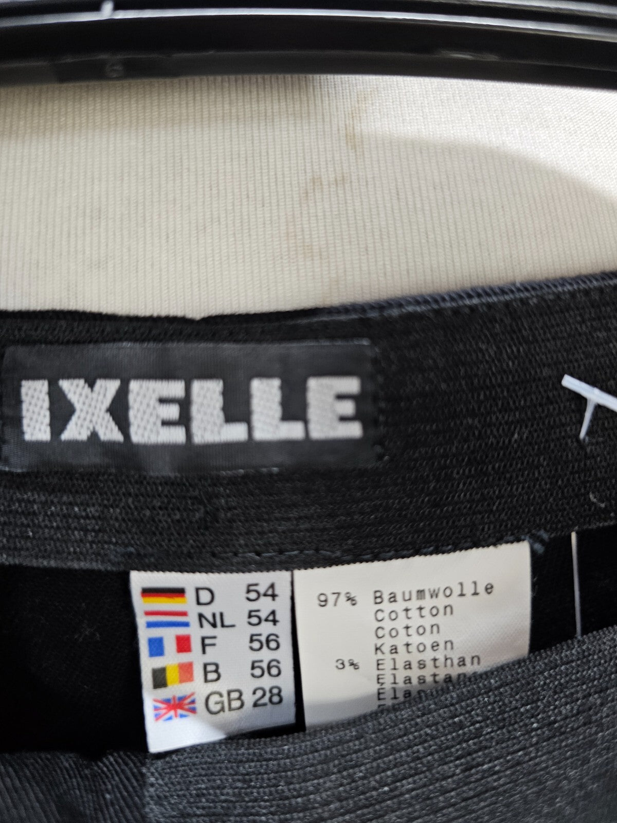 EK6072 Herren Anzughose von Ixelle, schwarz, Gr. 546