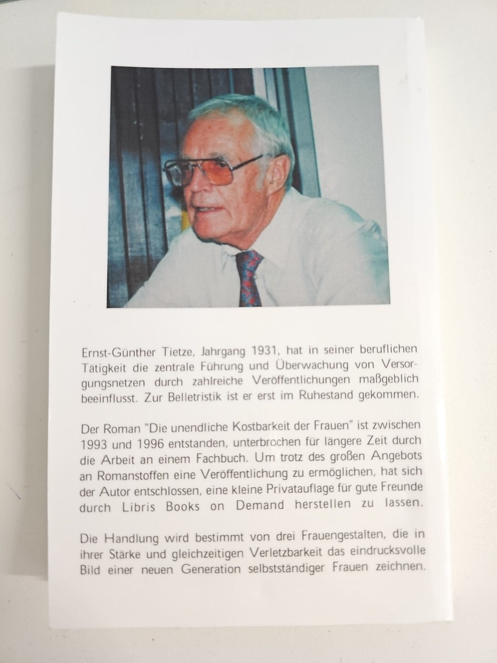 EB599 Die unendliche Kostbarkeit der Frauen - von Ernst-Günther Tietze 1