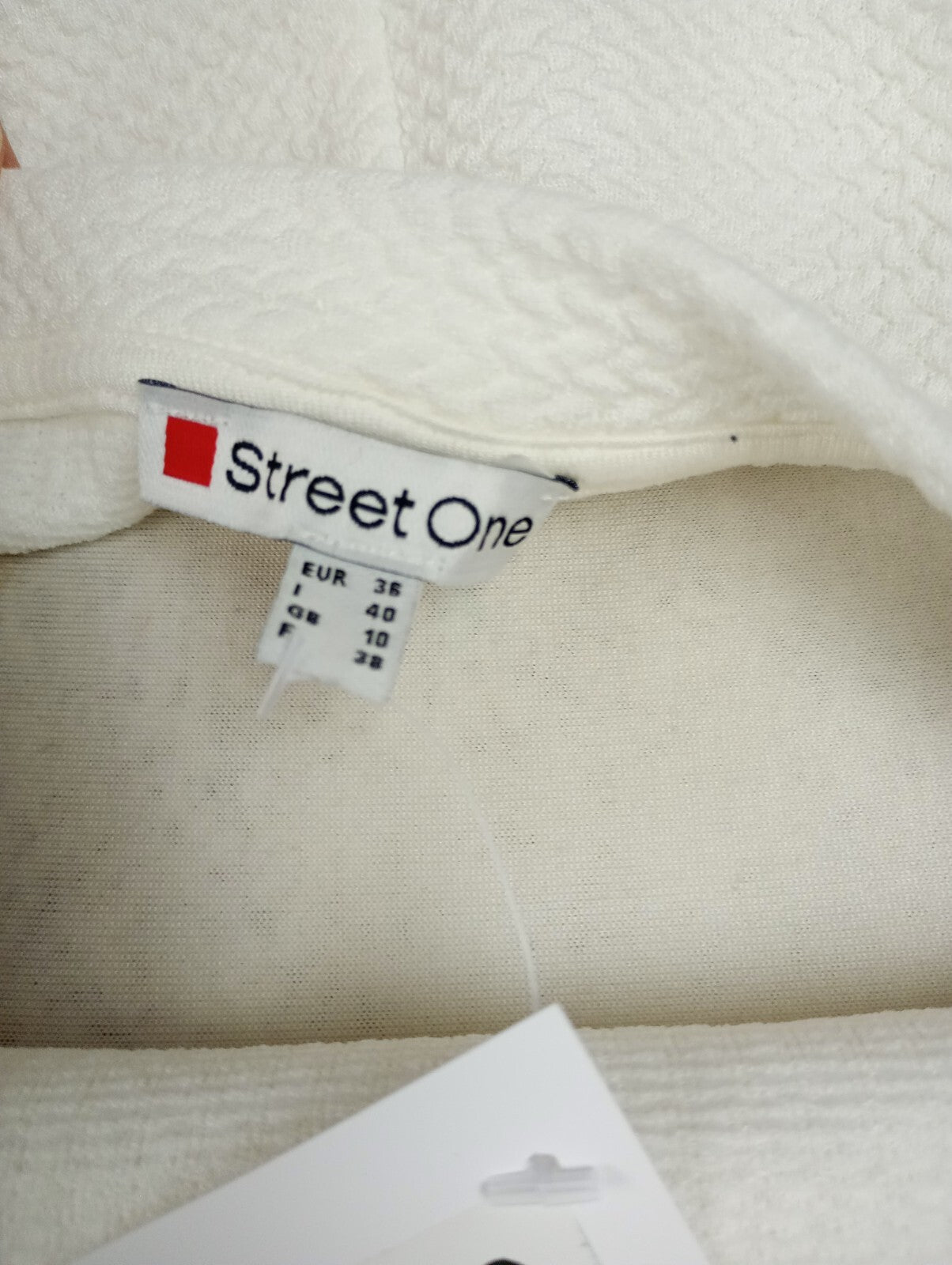 EK0768 Damen Pullover von Street One, weiß, Gr. 363