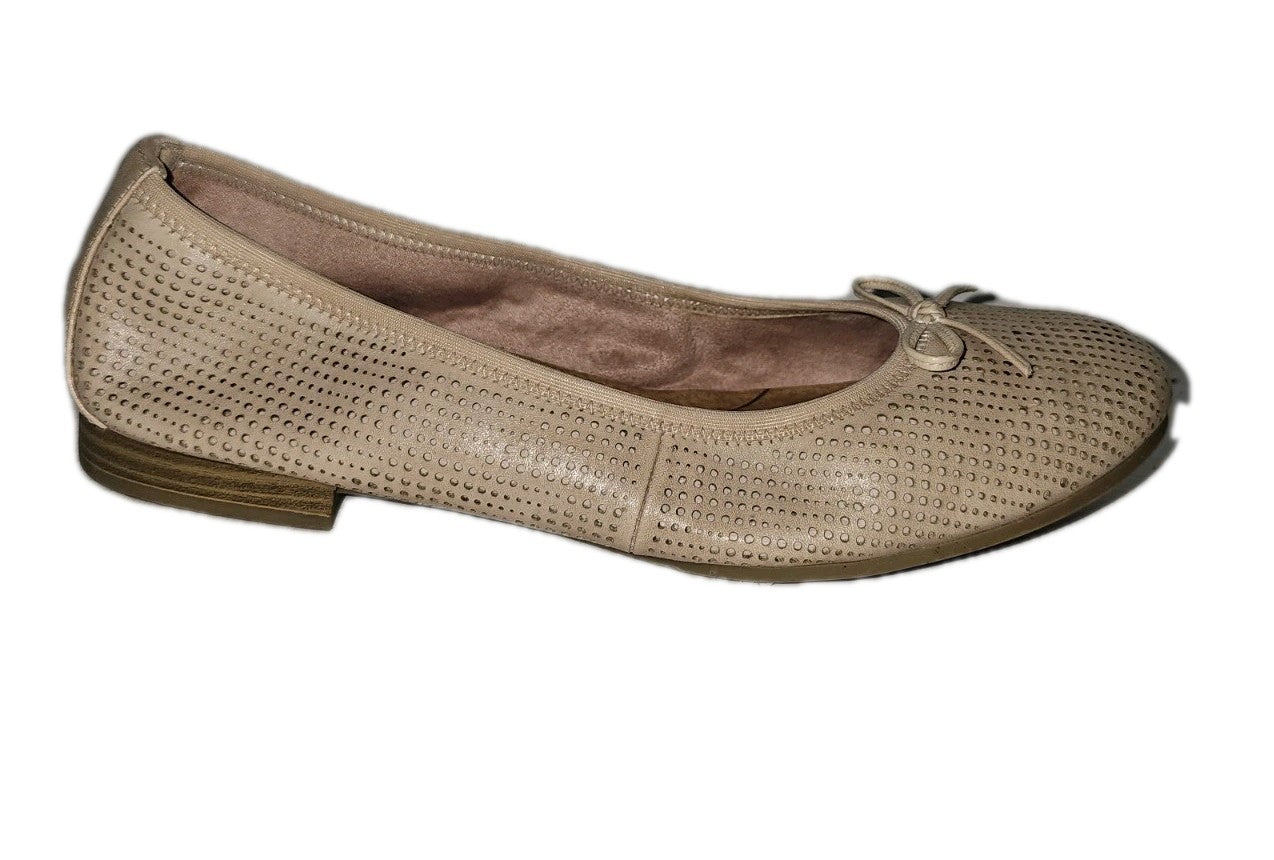 ES832 Damen Ballerina Schuh von Tamaris, rosa, Gr.393