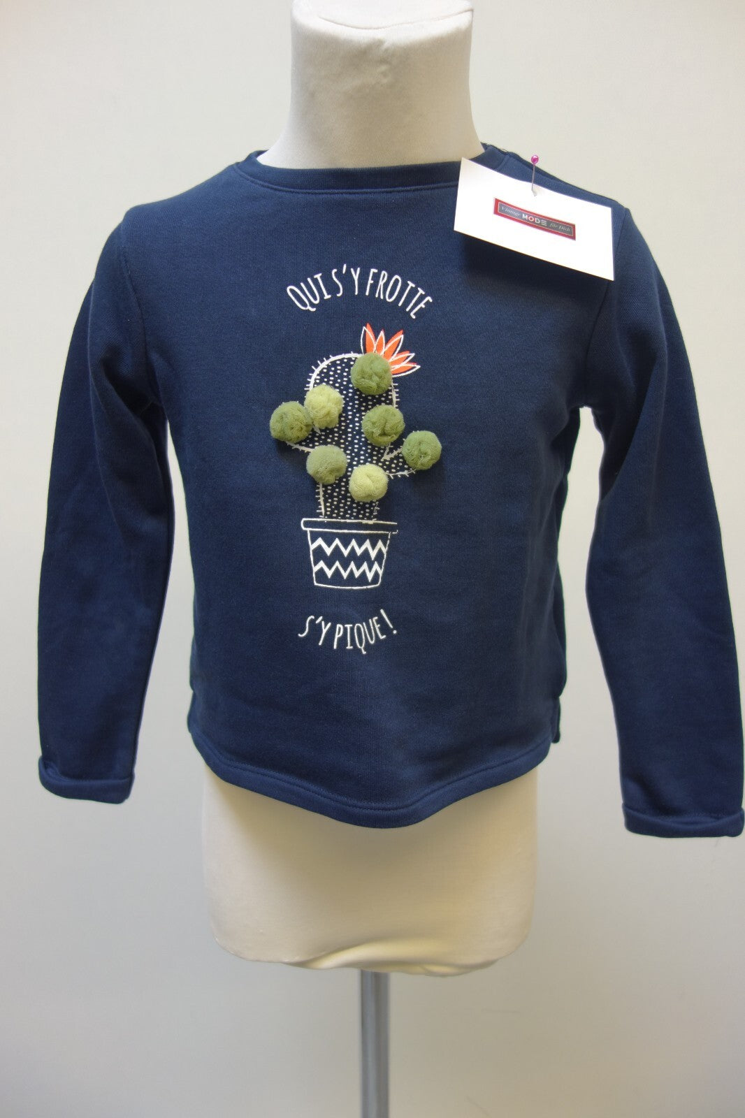 EK3790 Kinder Pullover von vertbaudet, blau, Gr. 1100