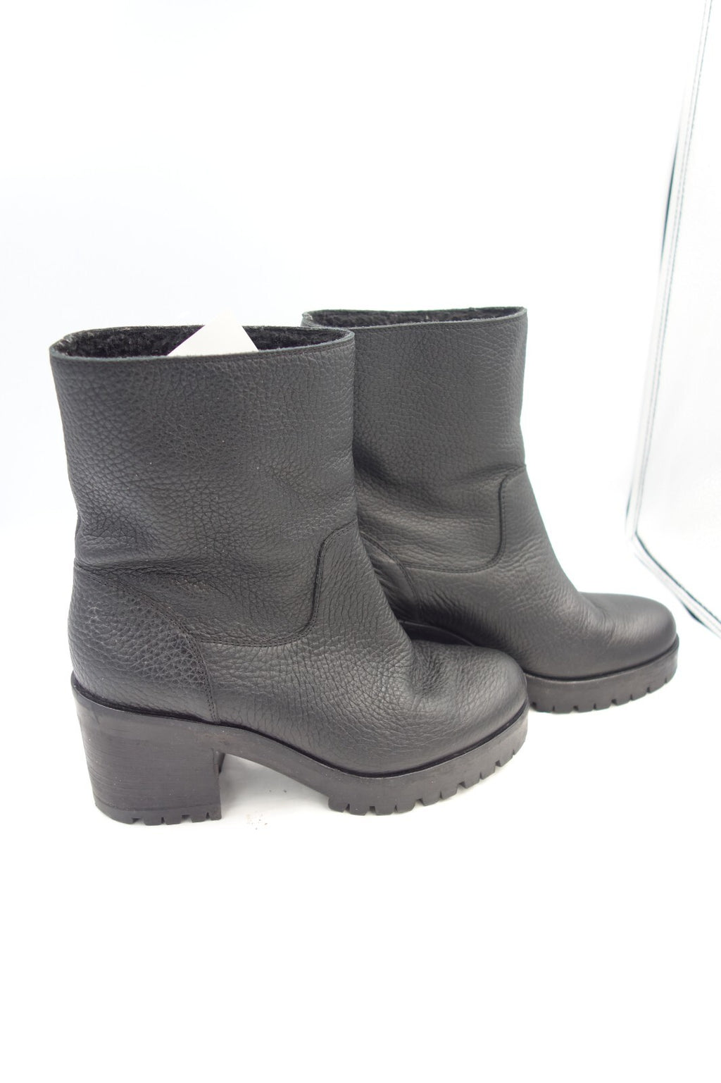 ES0404 Damen Boots, gefüttert von Navyboot, schwarz, Gr. 362