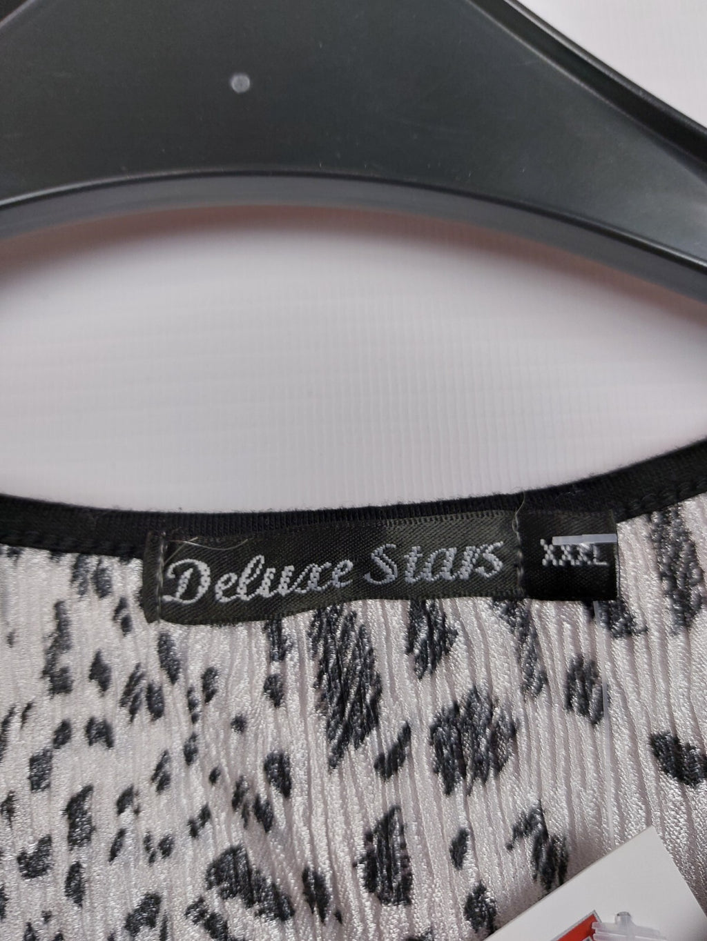 EK2754 Damen Bluse von Deluxe Stars, schwarz-weiß, Gr.XXXL4