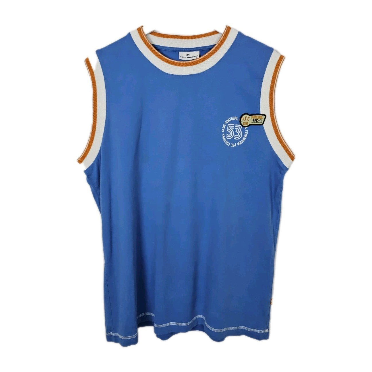 EK5385 Herren Trägershirt von Tom Tailor, Blau, Gr. XL0