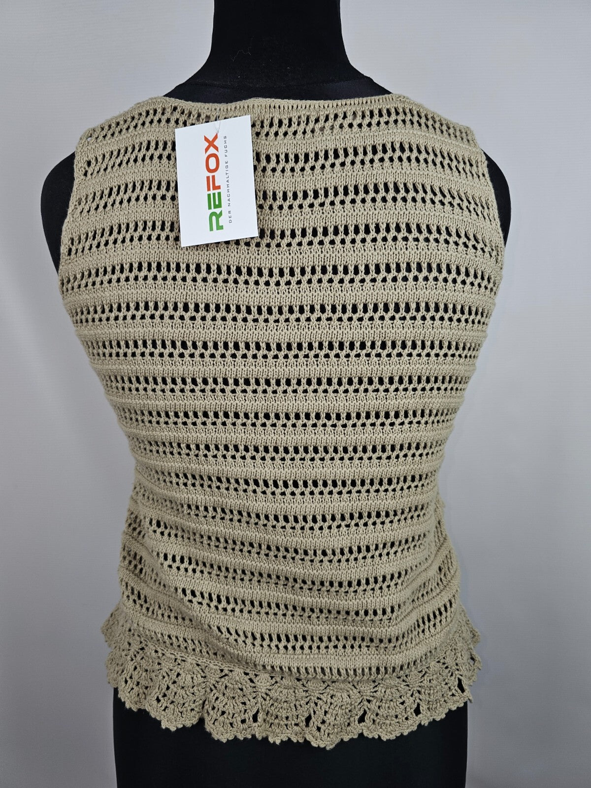 EK4387 Damen Stickjacke von Tom Tailor, braun, Gr.S4