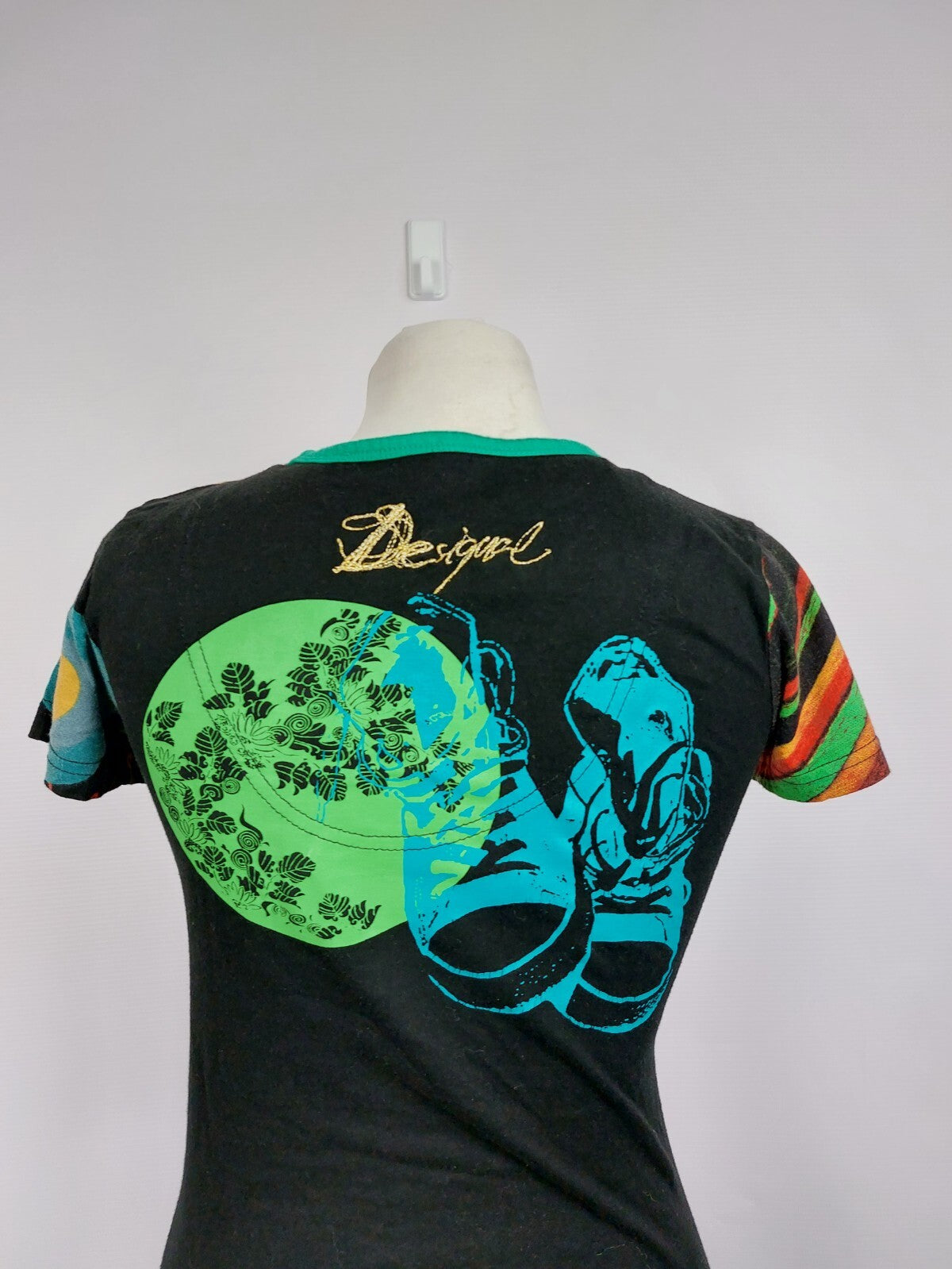 EK0015 Damen T-Shirt von Desigual, bunt, Gr.S5