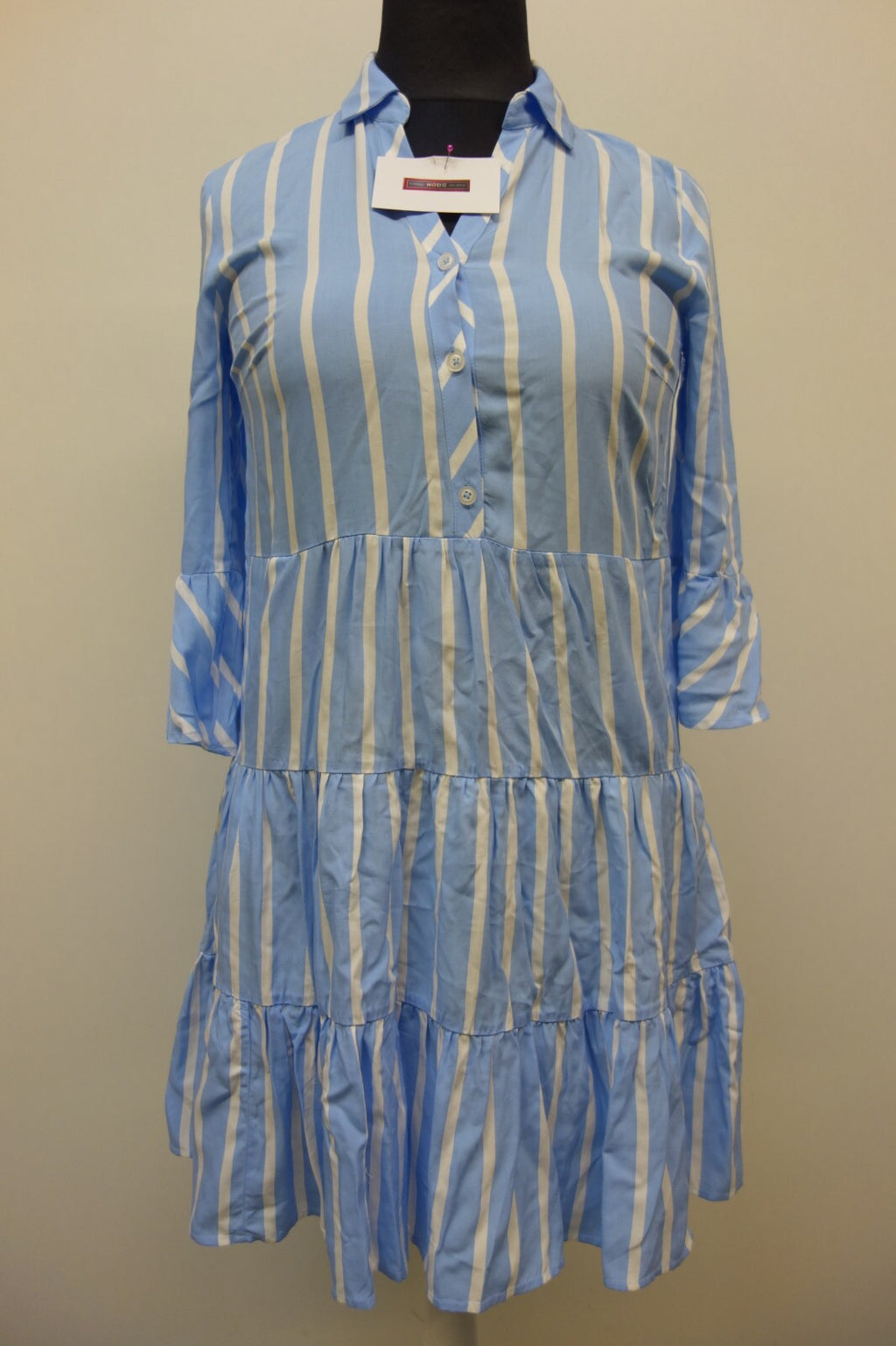 EK0481 Damen Kleid von more&more, gestreift, Gr. 360