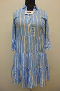 EK0481 Damen Kleid von more&more, gestreift, Gr. 360