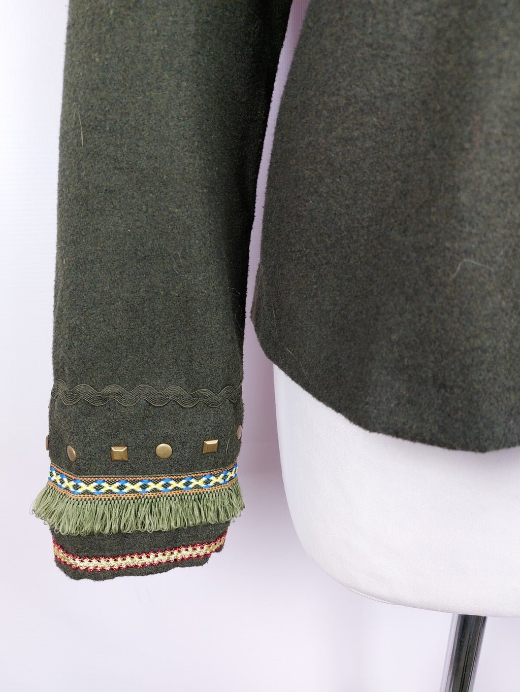 EK2467 Damen Jacke von Ciao Milano, grün, traditionell, Gr. M2