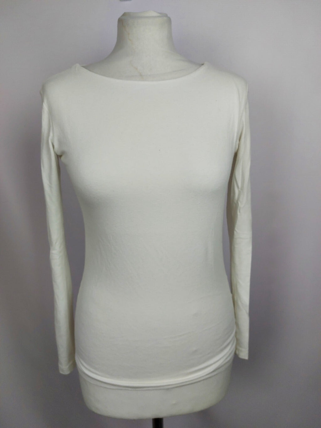 EK4358 Damen Langarmshirt von Trocky, weiß, Gr. S0