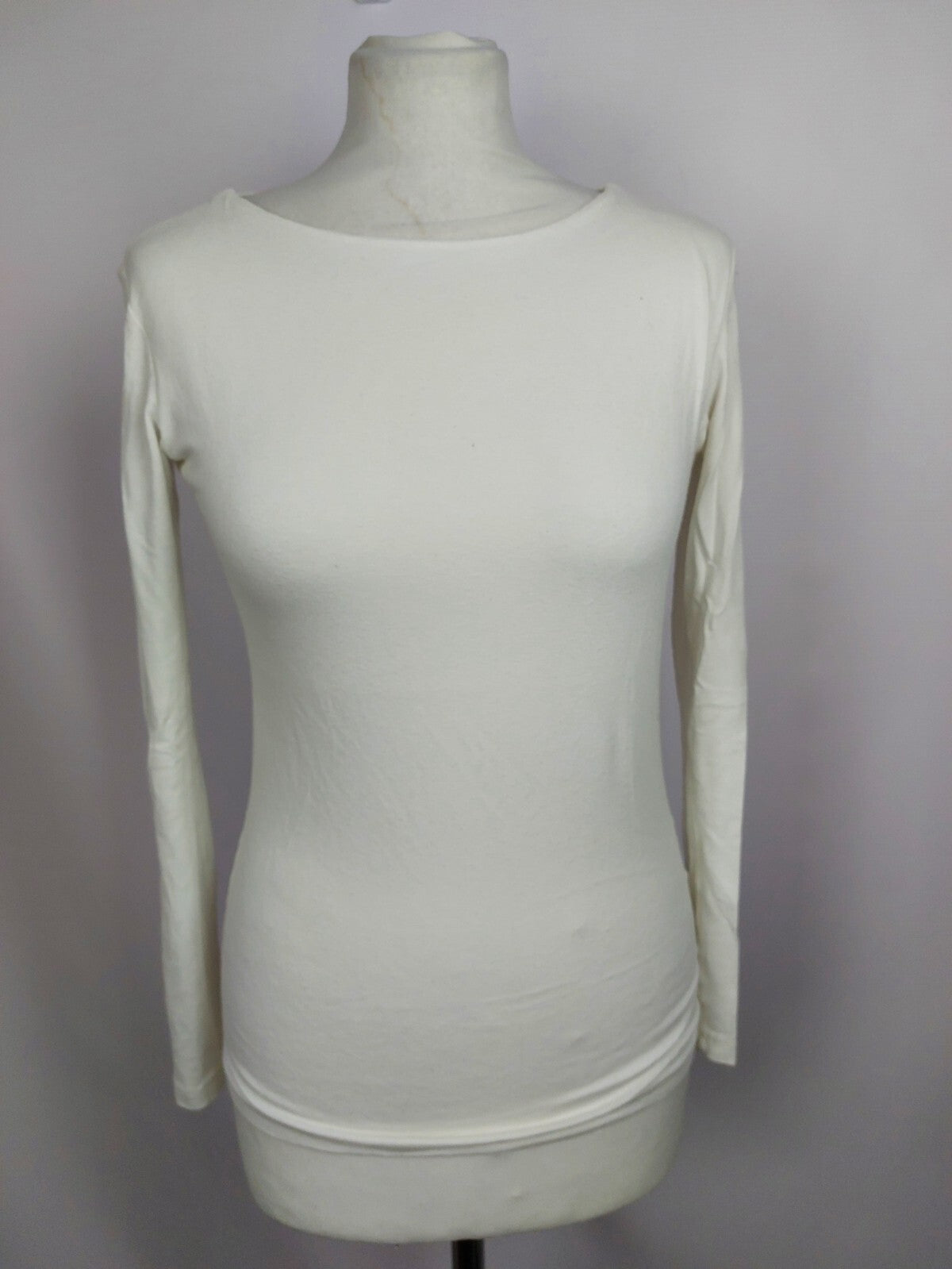 EK4358 Damen Langarmshirt von Trocky, weiß, Gr. S0