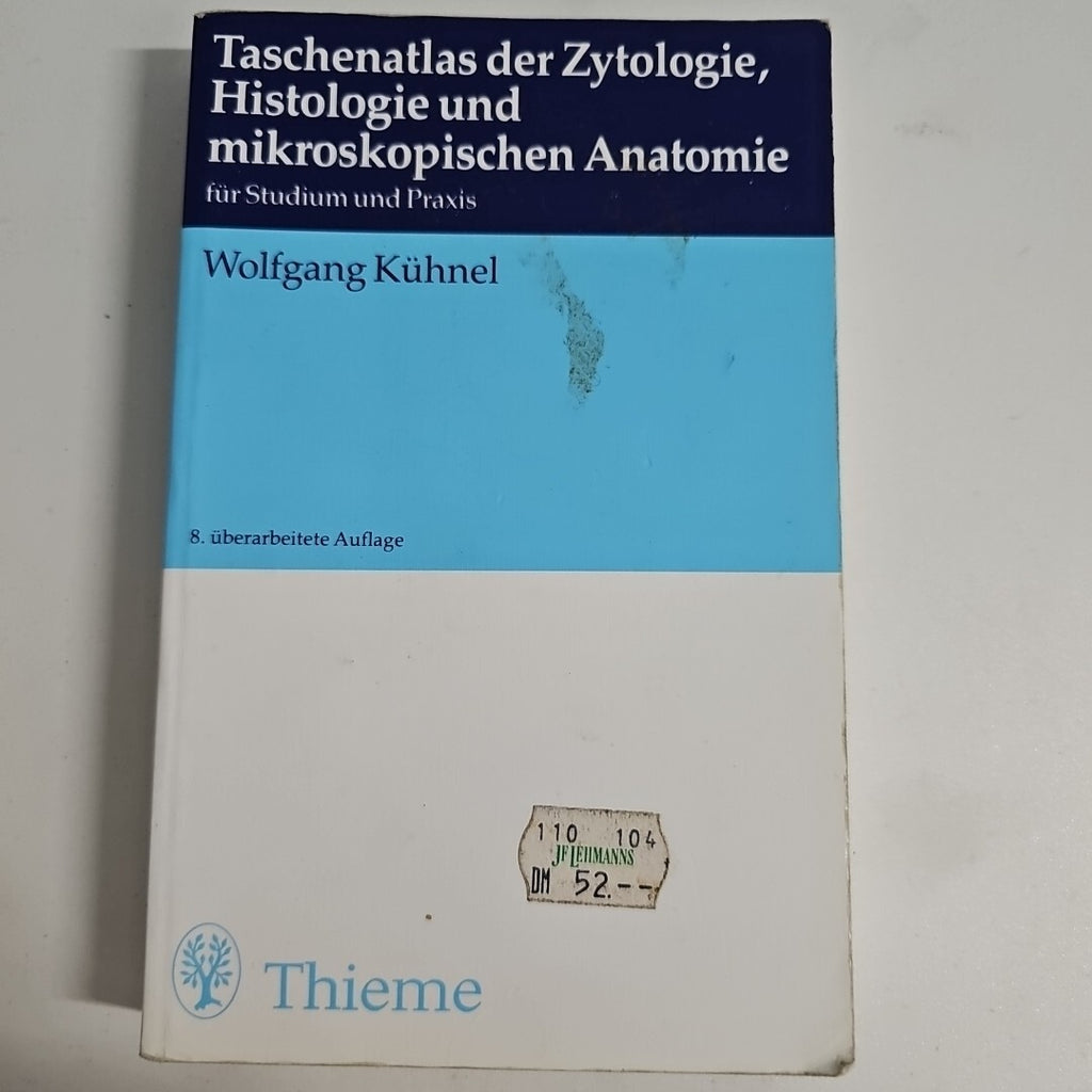EB2088 Taschenatlas Der Zytologie Histologie Und Mikropischen Anatomie0
