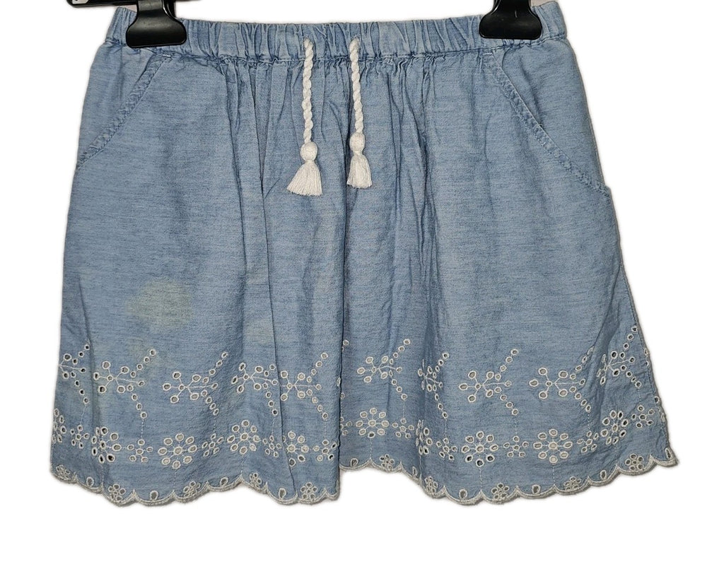 EK10682 Mädchen Rock von Zara, blau, Gr.130cm0