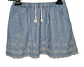 EK10682 Mädchen Rock von Zara, blau, Gr.130cm0