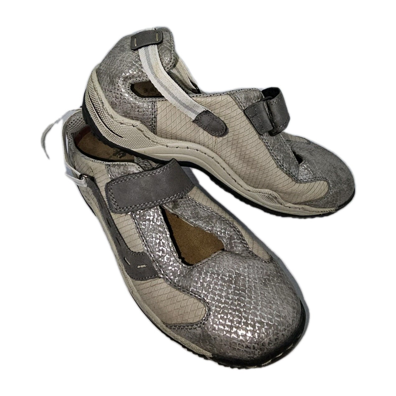 ES263 Damen Halbschuh von Rieker, grau, Gr.370
