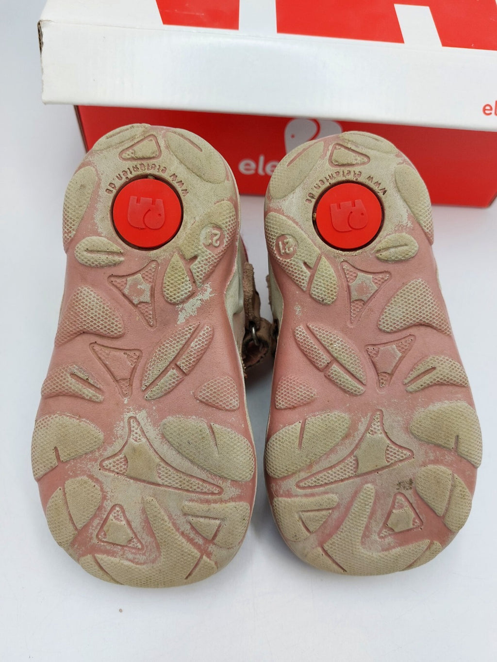 ES0618 Mädchen Sandaletten von Elefanten, rosa, Gr. 216