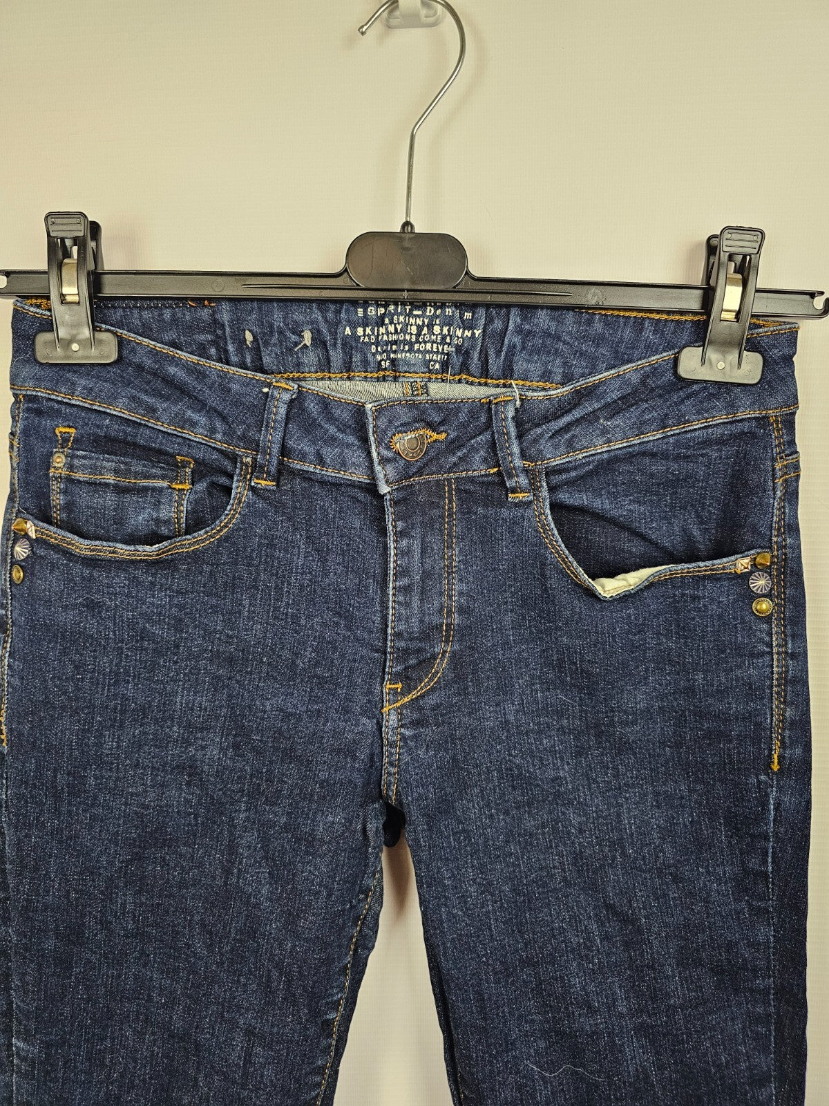 EK5600 Damen Capri Jeans von Esprit, blau, Gr.281