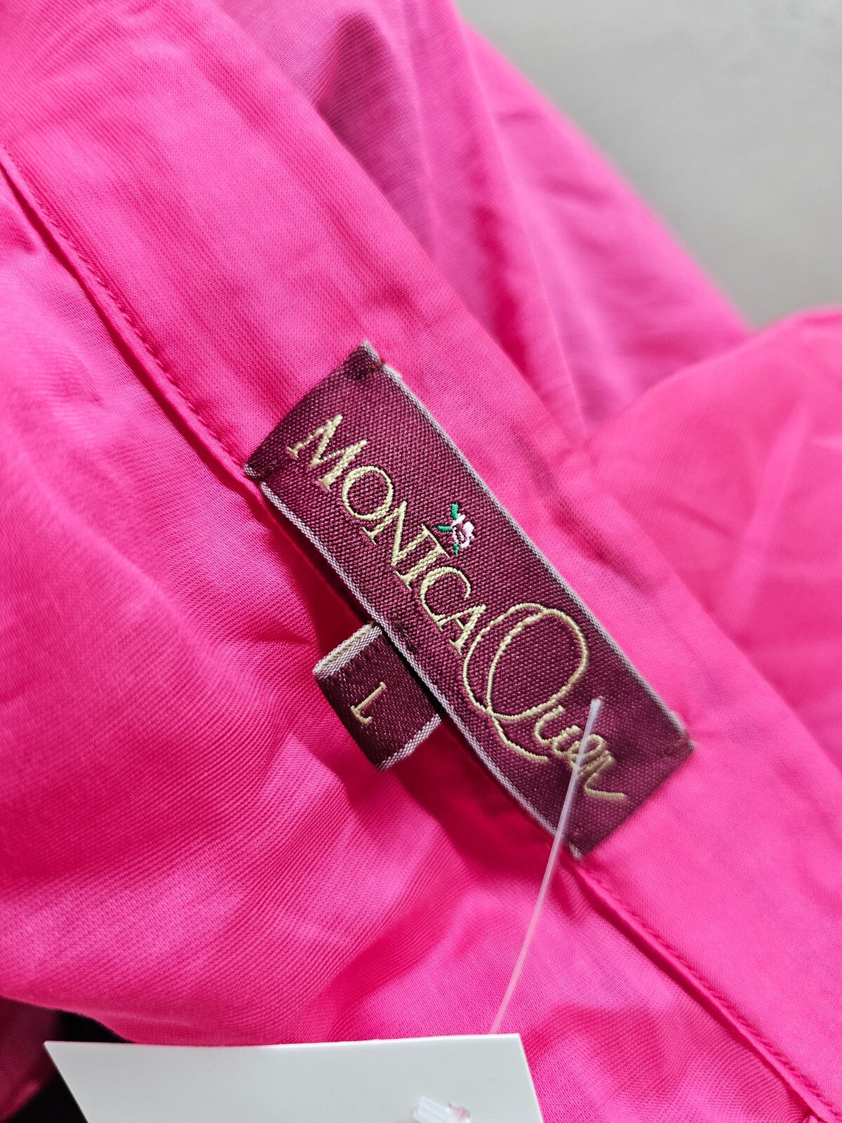 EK6326 Damen Kimono von Monica Quen, pink, Gr. L5
