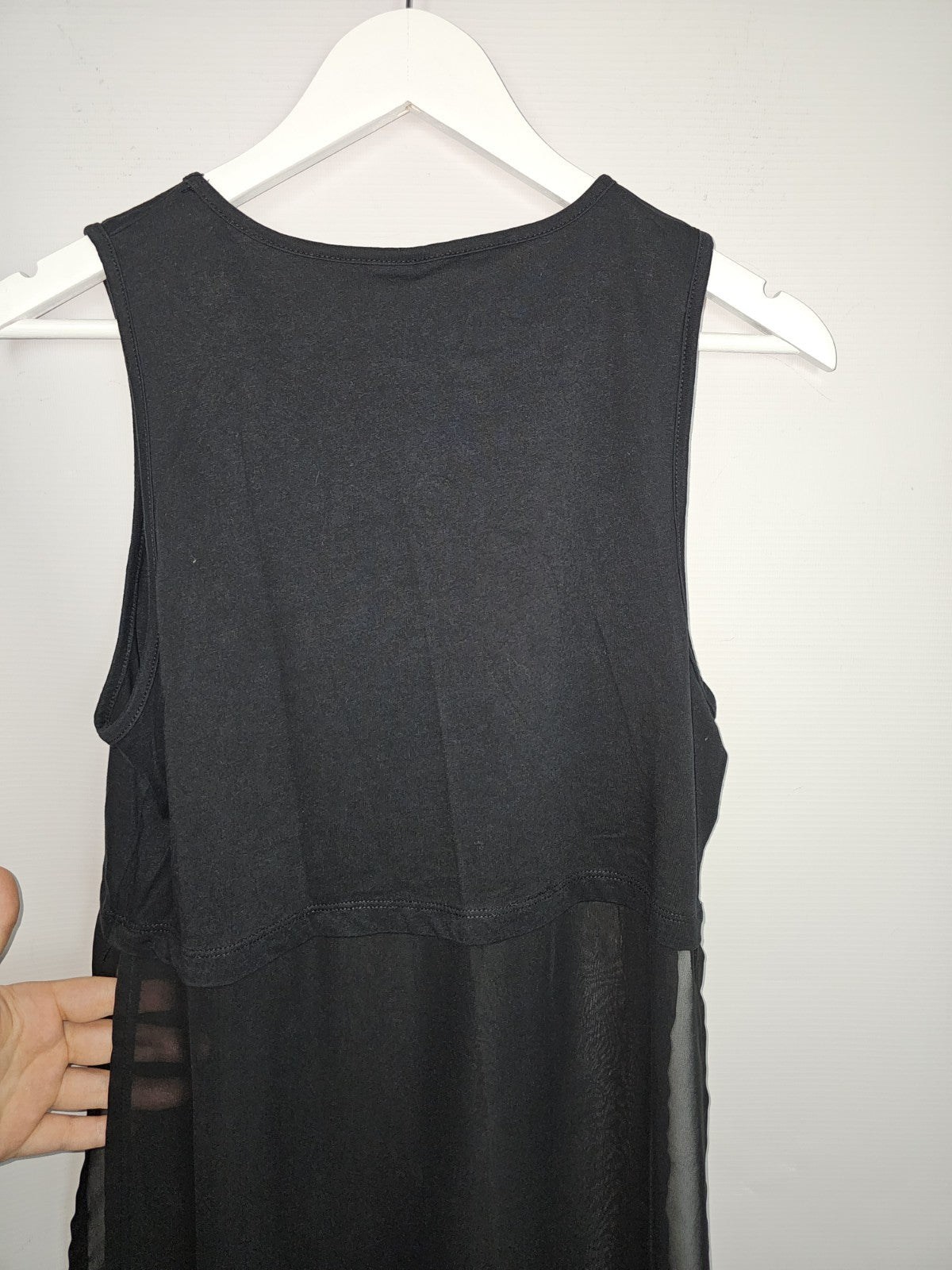 EK8389 Damen Bluse, Schwarz, Gr. Ca. S6